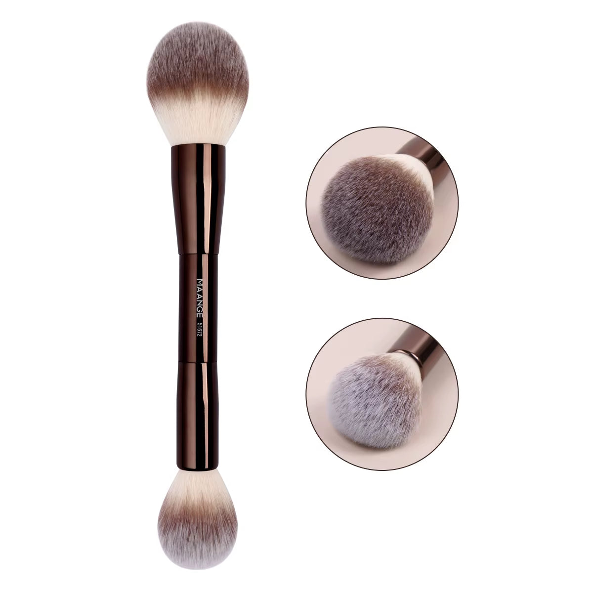 Makeup Brushes Double Head Foundation Powder Concealer Blusher Bronzer Makeup Brush Soft Fiber Hair Cosmetic Beauty Tools