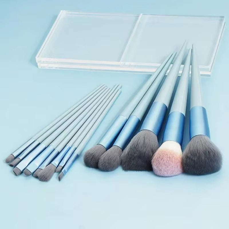 13 PCS Makeup Brushes Set Eye Shadow Foundation Women Cosmetic Brush Eyeshadow Blush Beauty Soft Make up Tools Bag